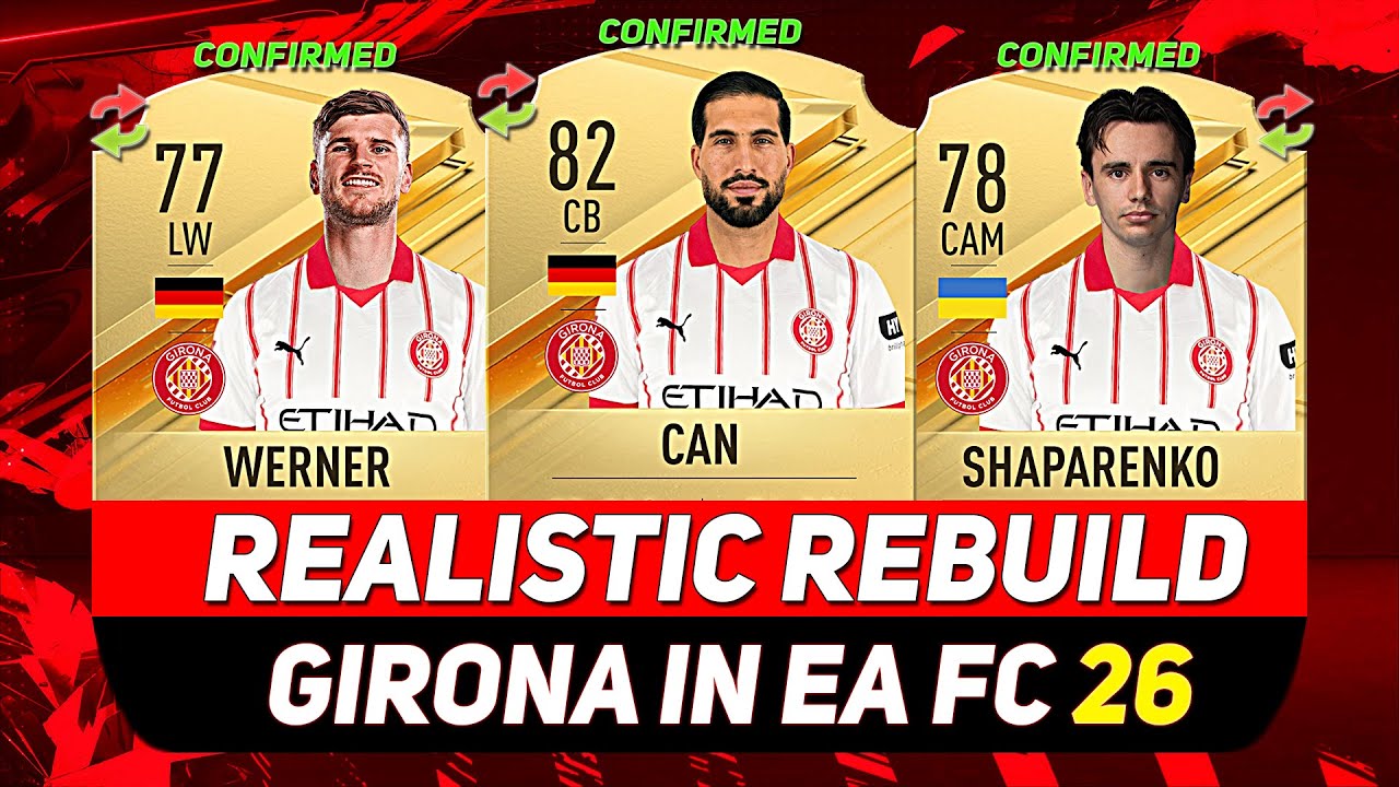 🏆РЕАЛИСТИЧНАЯ ПЕРЕСТРОЙКА ЖИРОНЫ В РЕЖИМЕ КАРЬЕРЫ EA FC 26! При участии ВЕРНЕРА, КАНА, ШАПАРЕНКО ...