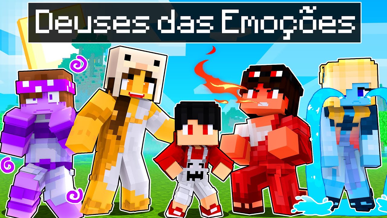 P3DRU foi ADOTADO pelos DEUSES das EMOÇÕES no Minecraft