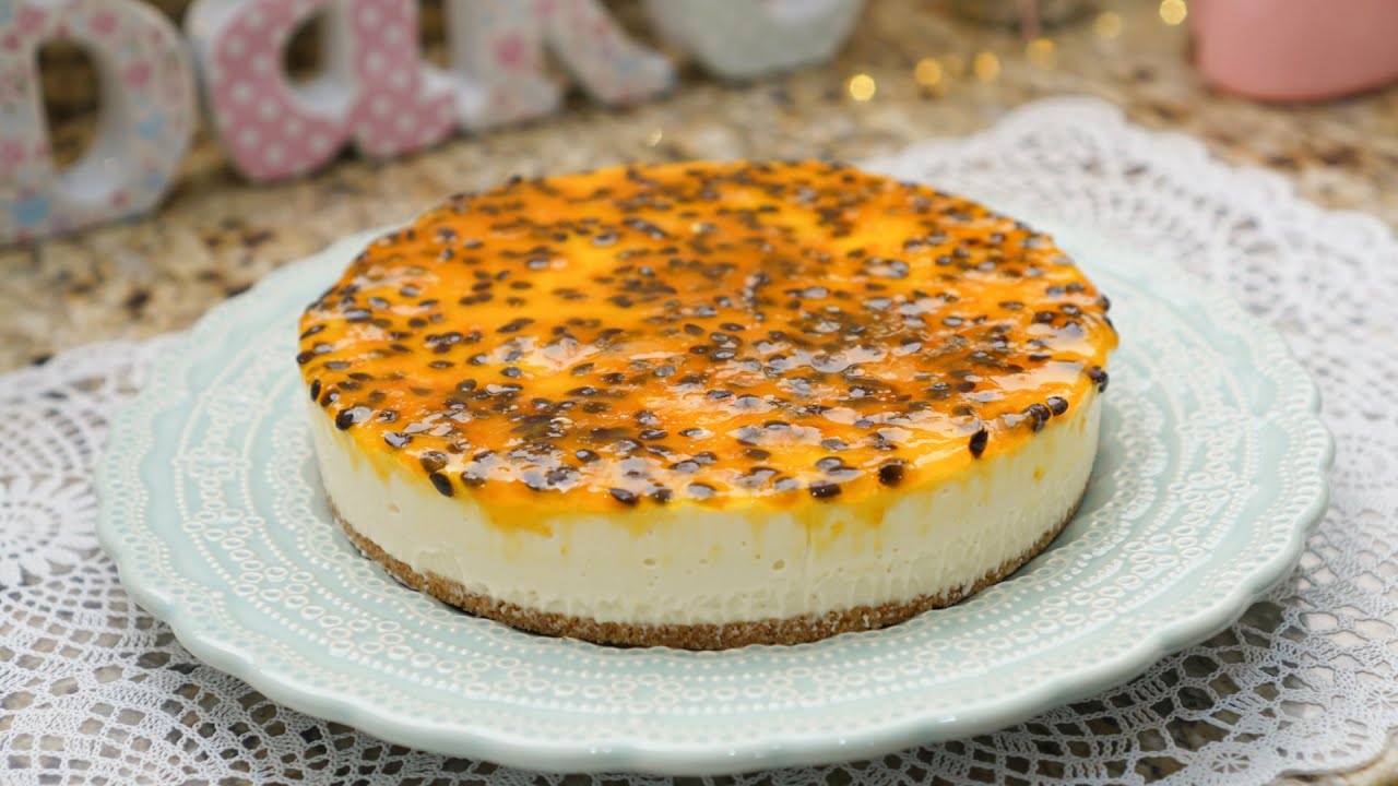 Cheesecake de Maracujá e Chocolate Branco