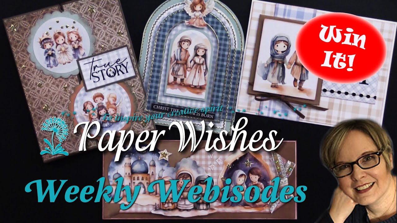 4 Darling Cards Using Christmas Blessings Cut Outs by Uniquely Creative