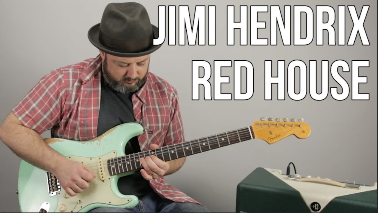 Урок игры на гитаре в стиле Джими Хендрикса Red House + руководство