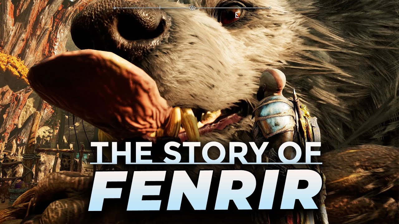 God of War Ragnarok The Story of Fenrir the GOOD BOI - All Fenrir Scenes + Dialogue