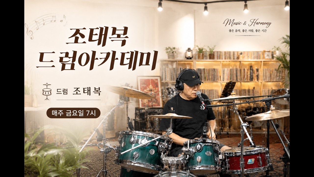 조태복드럼아카데미(1월16일-금요일(73번째) )