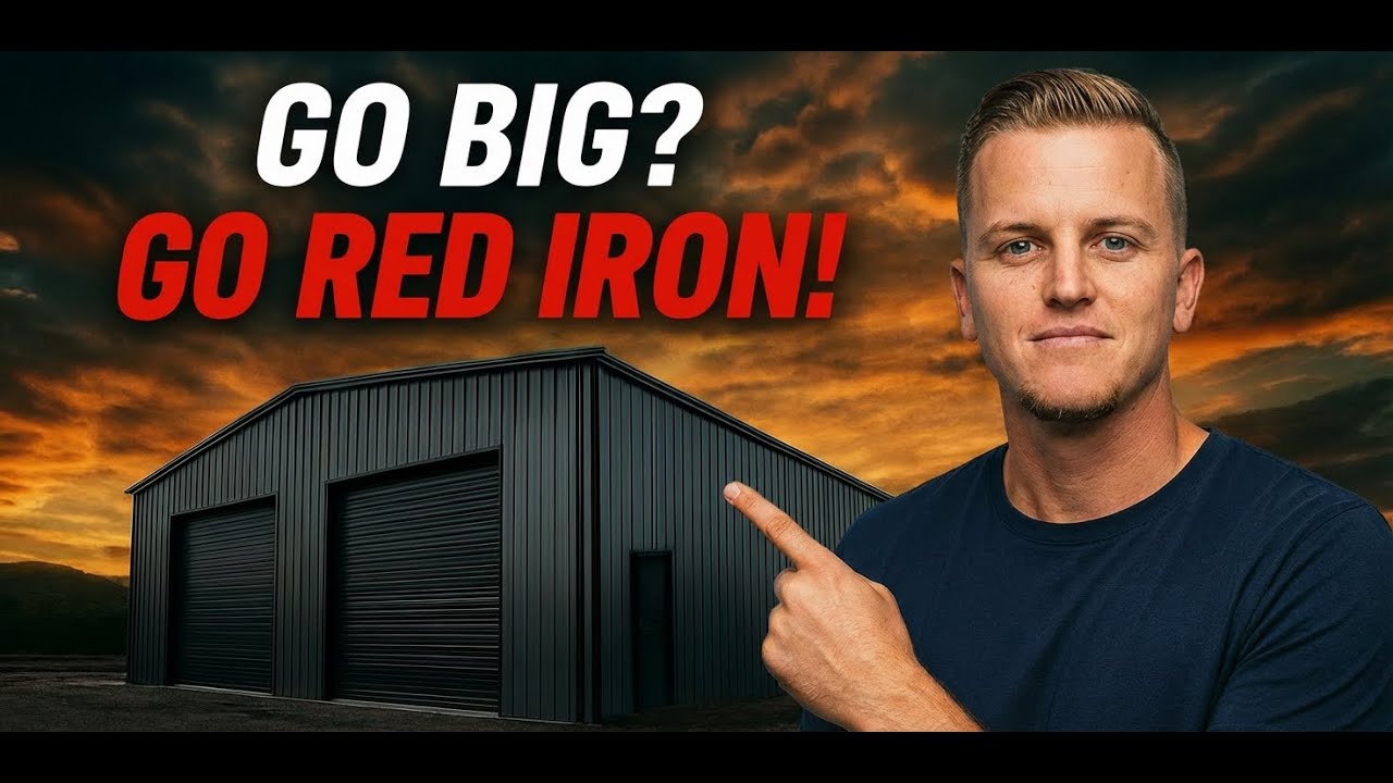This Building Turns Heads! | 60x100 Red Iron Metal Building