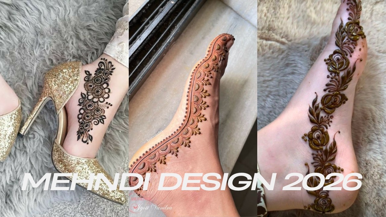 Foot mehndi design 2026/Beautiful ideas design /latest design /Zainab Liauqat mehndi design