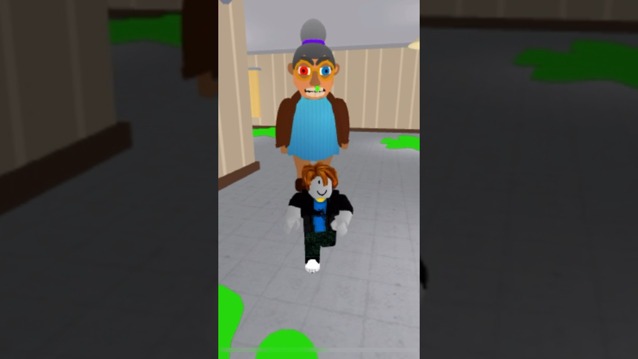 TEAM GRANDMA ESCAPE! (TEAMWORK OBBY) #roblox #scarryobby #funnygames #gaming #scaryobby #funnyroblox