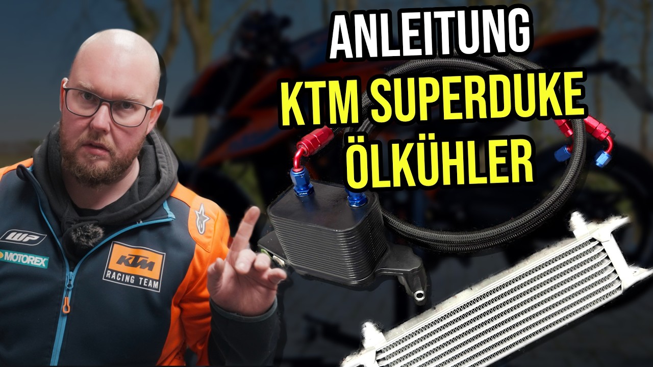 Weltneuheit: Gratis Adapter Für Ölkühler Hack bei KTM SuperDuke
