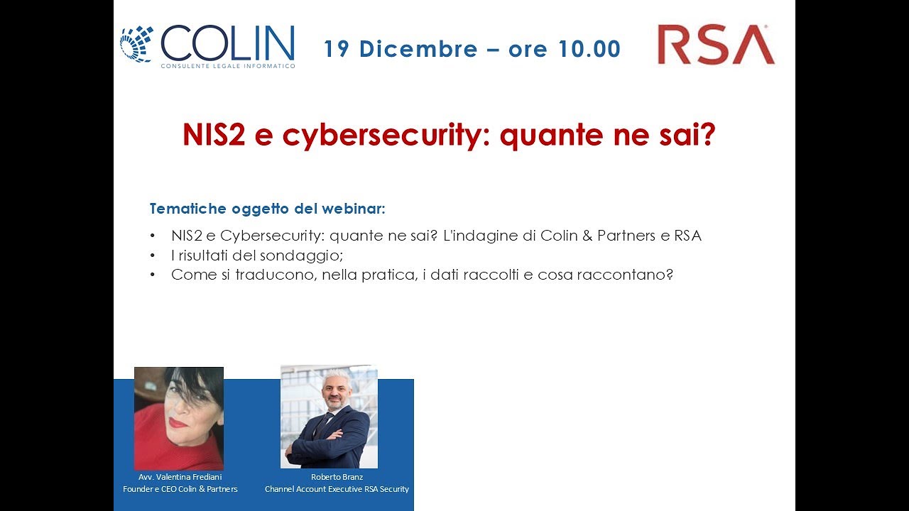 NIS2 e cybersecurity: quante ne sai?