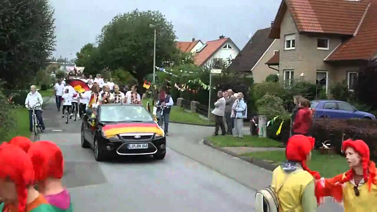 Dorffest Lemgo Lieme 2010 Festumzug 2010 in 30sec