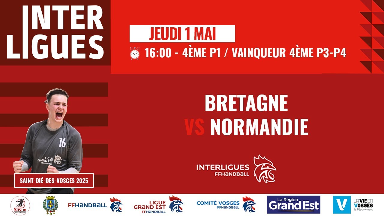 BRETAGNE |  NORMANDIE (Interligues Masculin Handball 2025)