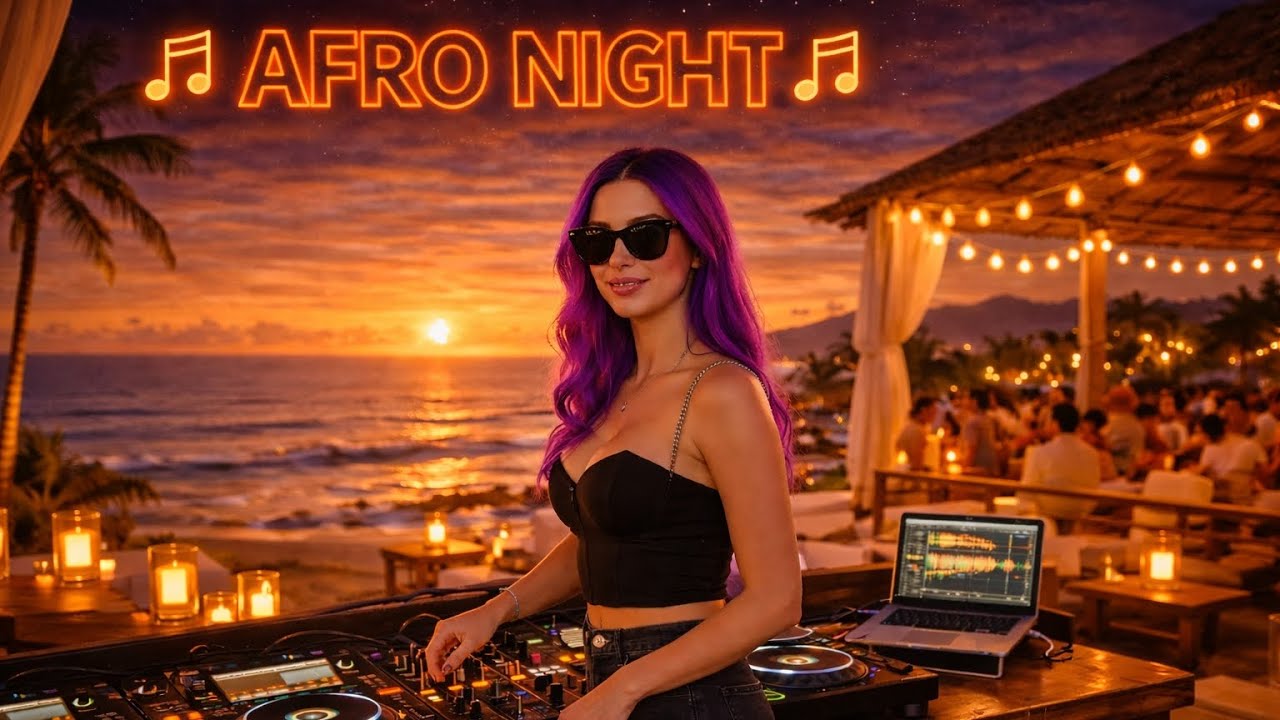 Afro Night Ibiza 🌅 Hypnotic Afro House & Afro Trance Rooftop Journey | Slowfade