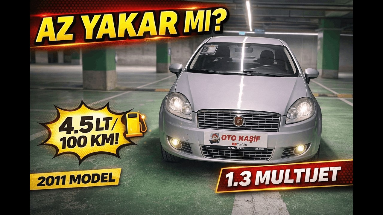 Efsane Dizel Sedan! 2011 Linea 1.3 Multijet Yakıt Tüketimi & Performans