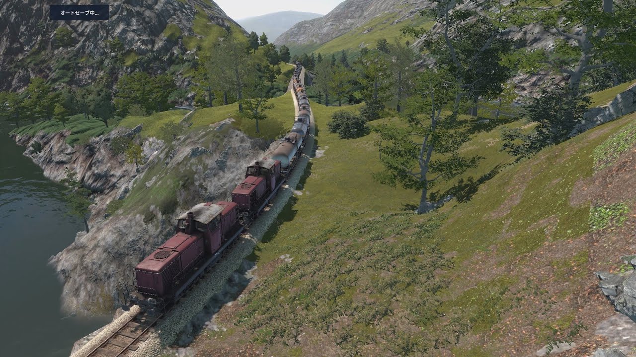 [Derail Valley] 港湾から製品工場までアンモニアとディーゼル燃料とガソリンを運ぶだけの動画