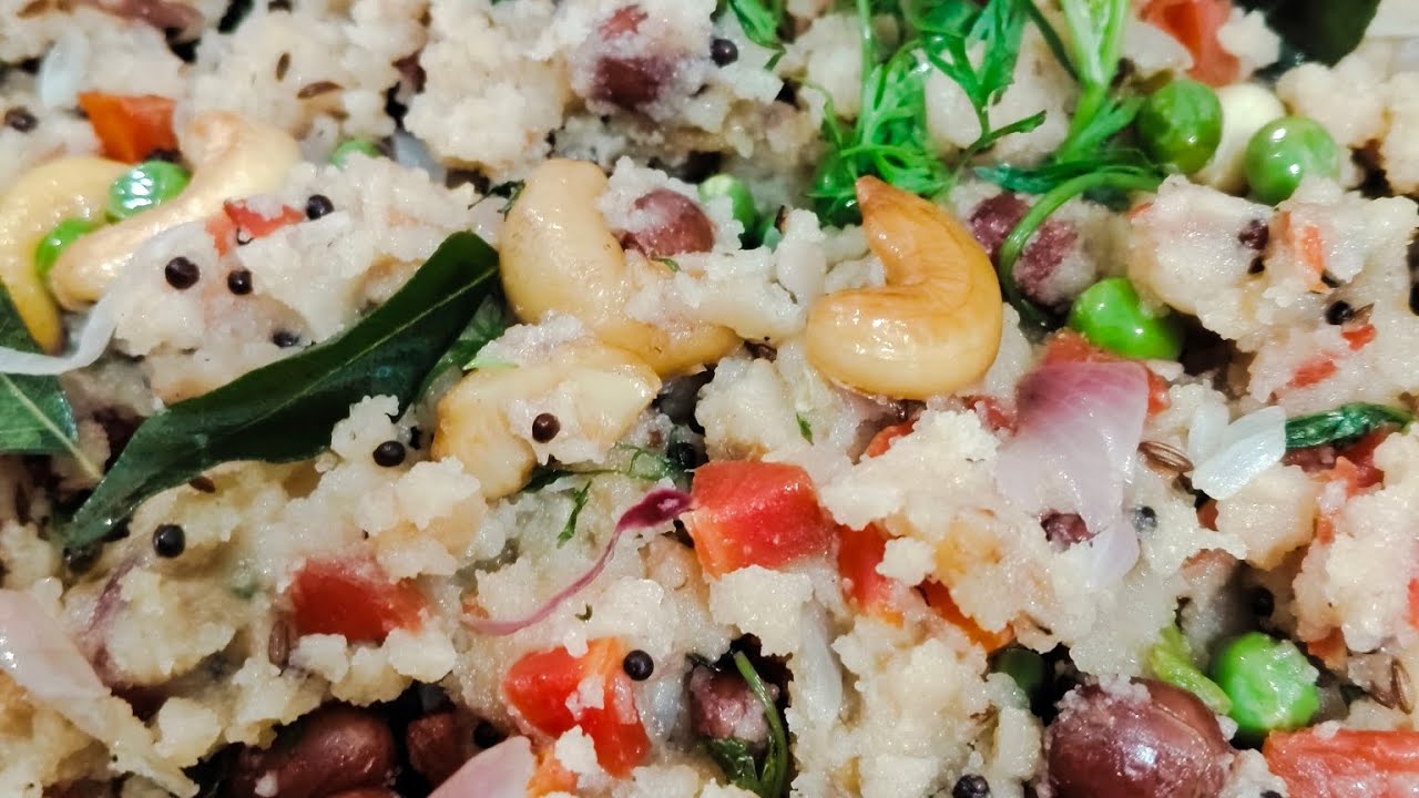 Vegetable upma recipe | How to make perfect vegetable upma recipe by Raziya'srasoi #upma