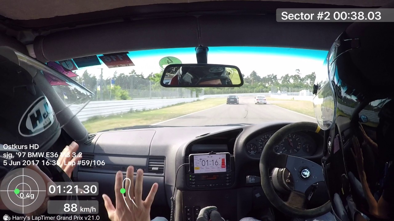 Hockenheimring DTM Revival 2017 BMW E36 M3 3.2 East Circuit Ostkurs Session 2