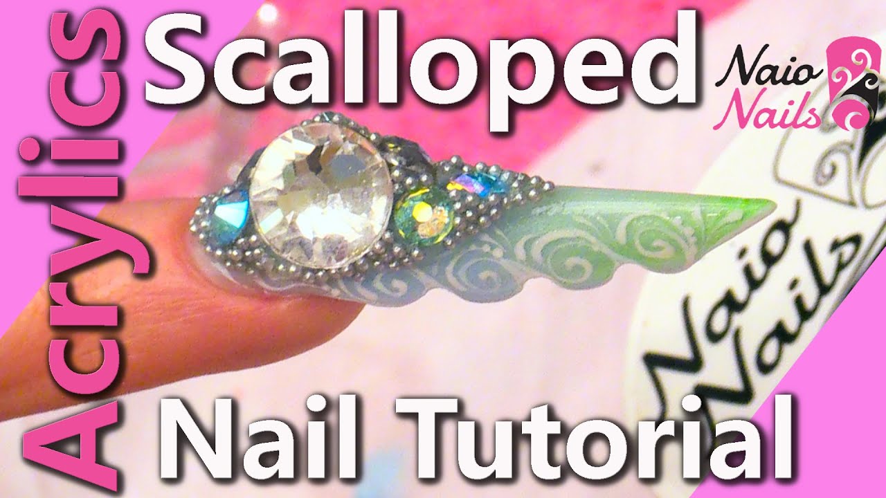 How to Sculpt a Scalloped Acrylic Nail - Part 1
