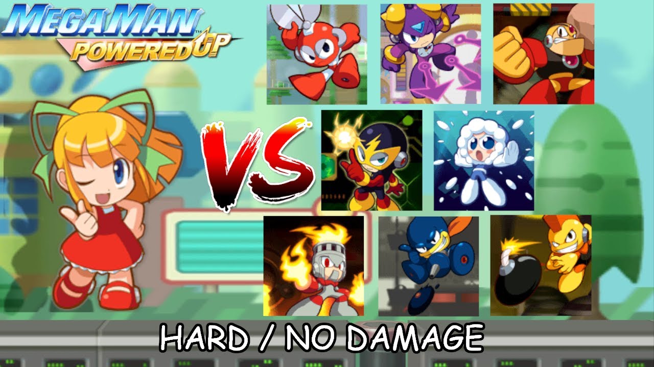 Mega Man Powered Up: All Bosses as ROLL (Hard/No Damage)