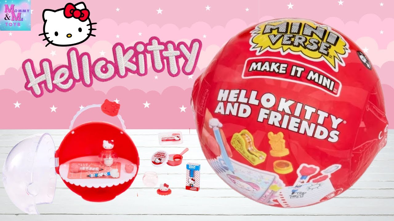 NEW Hello Kitty Miniverse Series 3! It’s MINI STATIONERY!