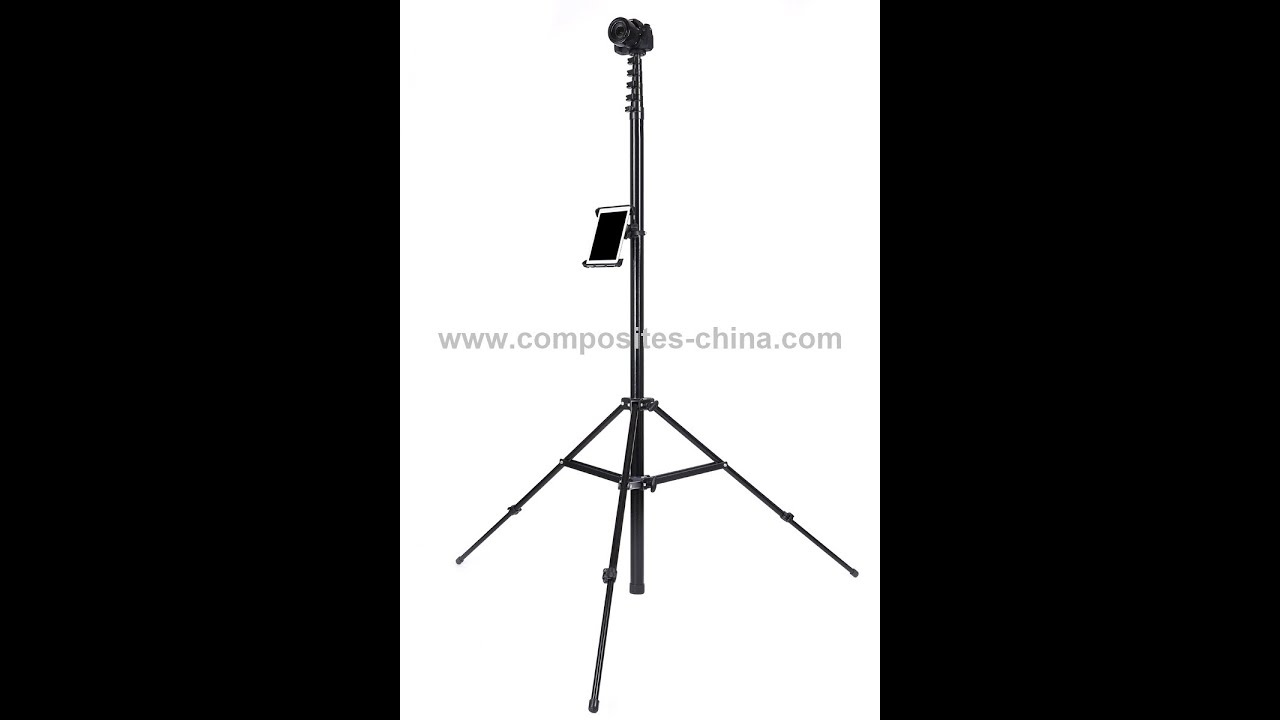 8M Telescopic Camera Pole, Sports Camera Mast Installation