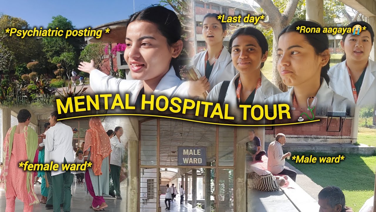 Mental hospital tour😱🩺| Psychiatric posting amritsar|Do take care of your mental health😪|last day😭|