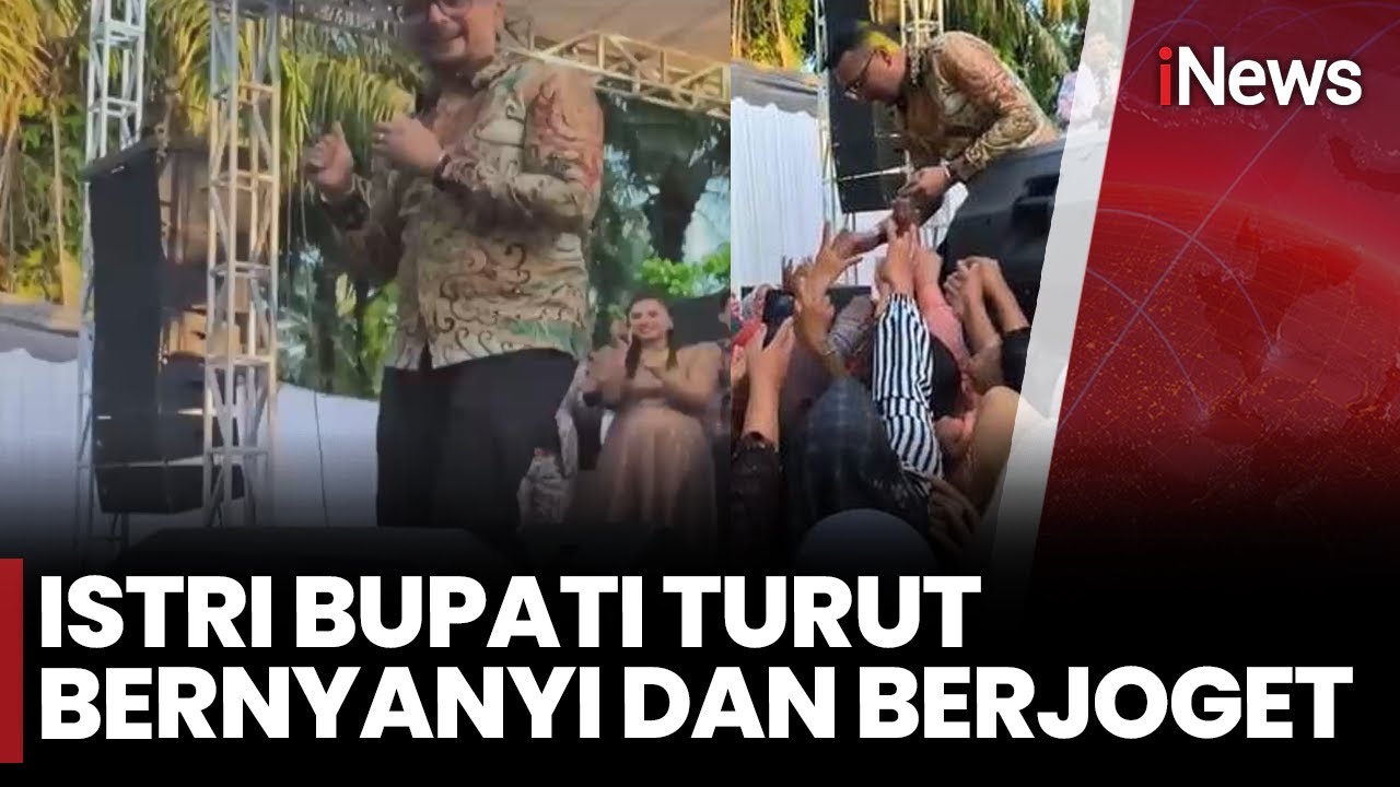 Viral! Video Tingkah Bupati Labusel, Asik Berjoget dan Nyawer | iNews Pagi 9/9