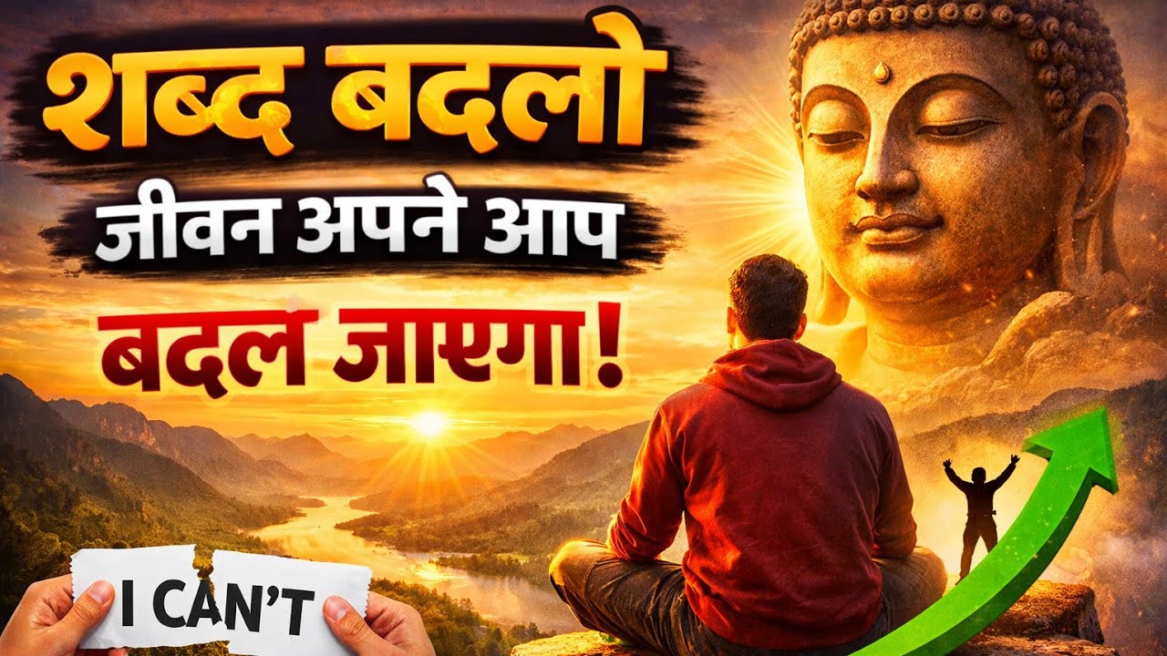 शब्द बदलो जीवन अपने आप बदल जाएगा | Gautam Buddha Motivation | Life Changing Speech#motivational #