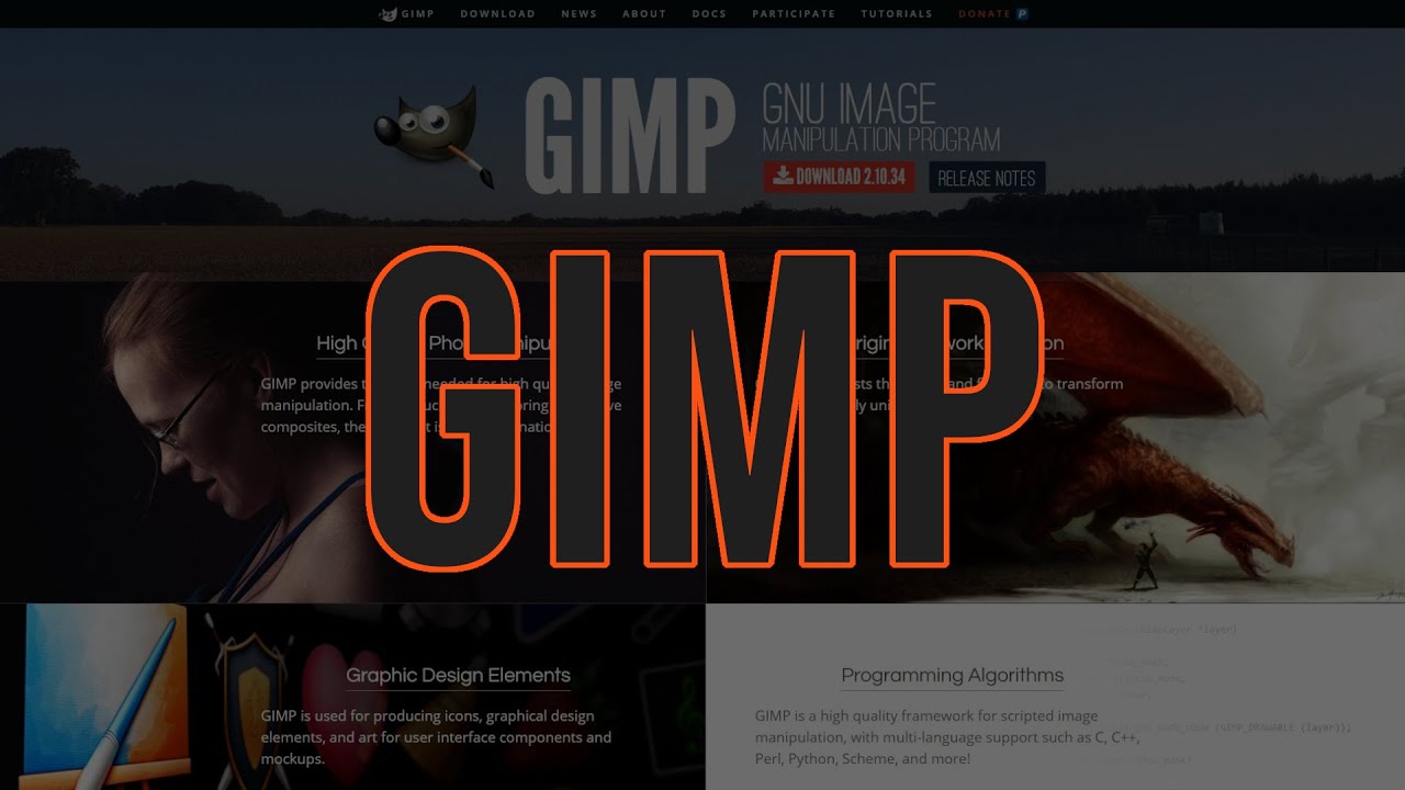 GIMP - Lesson 00 - Download and Install Opensource Graphic Design Software, Free, Quick and Easy