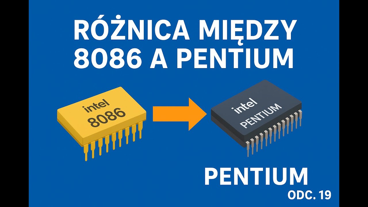 Od 8086 do Pentiuma  Ewolucja procesor&oacute;w i początek ery multimedi&oacute;w #procesory #komputery