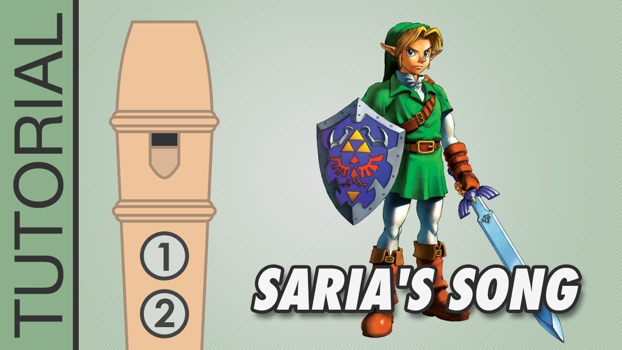 Zelda - Saria's Song - Recorder Notes Tutorial