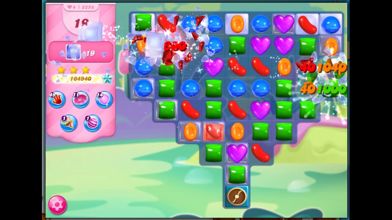 Candy Crush Saga Level 2258 Walk through with out any booster