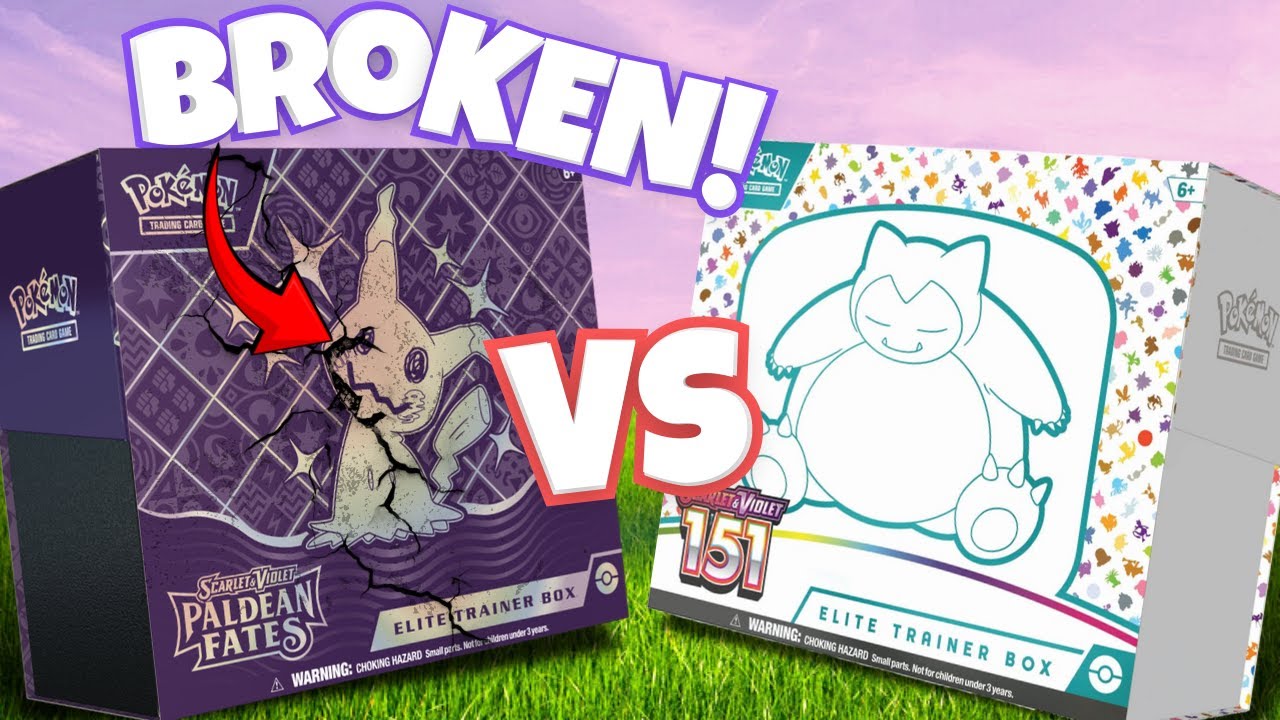 Paldean Fates ETBs are BROKEN! - 151 vs PF ETB Battle