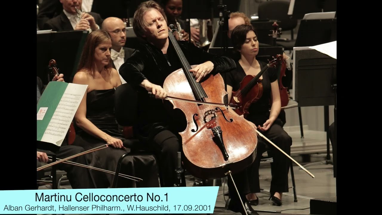 Alban Gerhardt plays Martinu's 1st celloconcerto with Hallenser Philharmonic and W.Hauschild (2001)