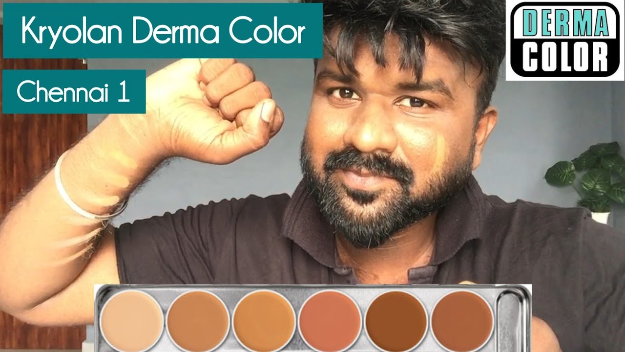 Derma Colour Camouflage Creme Palette Chennai 1 Review | Kryolan Cosmetics Dinu Rd