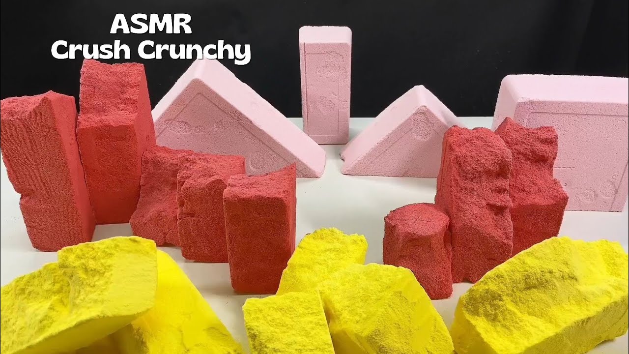 ASMR Colorful Baking Soda Factory #asmrcrushcrunchy
