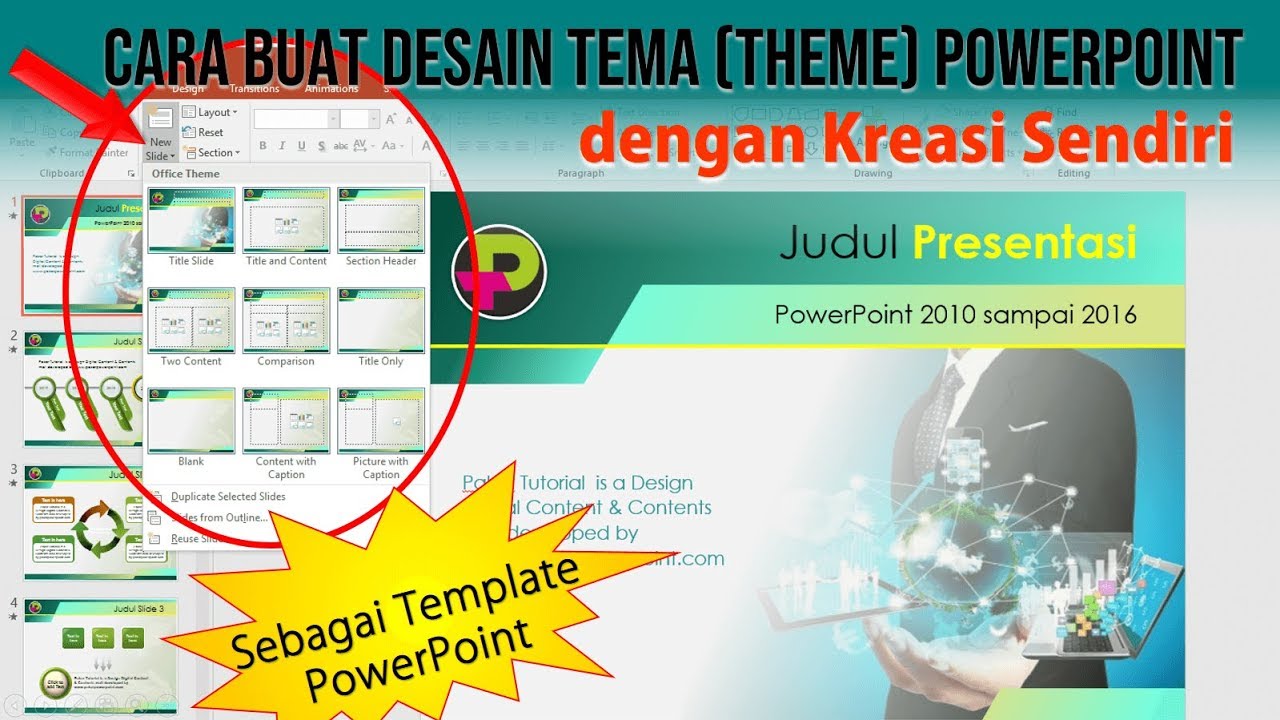 Cara Membuat Template PowerPoint Kreasi Sendiri