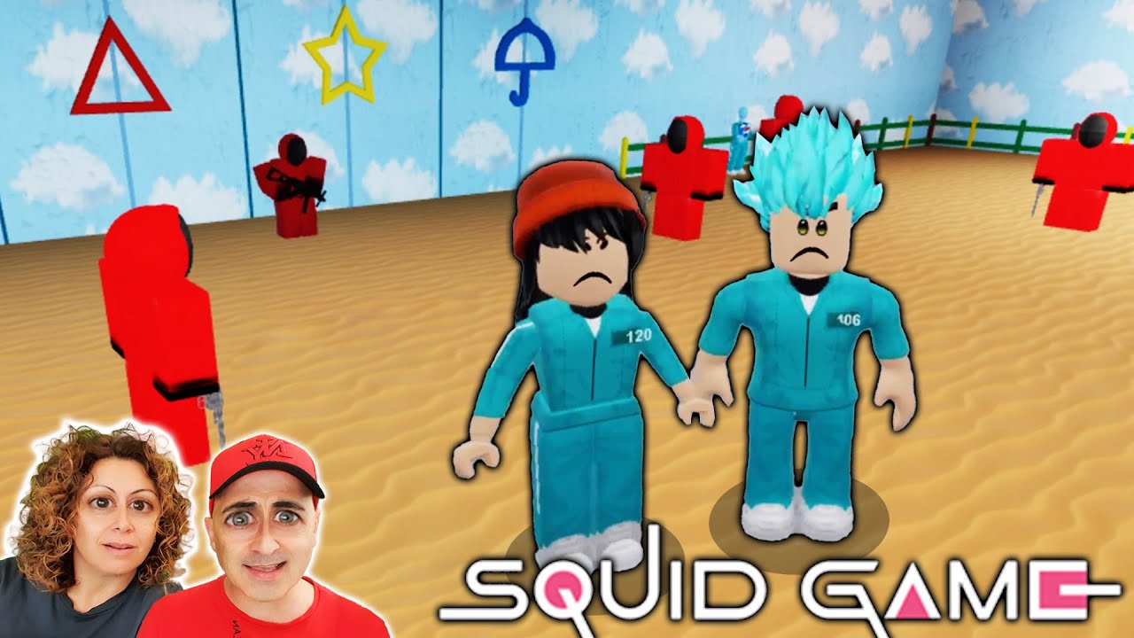 Los Polo en EL JUEGO del CALAMAR de ROBLOX hasta el puente de cristal