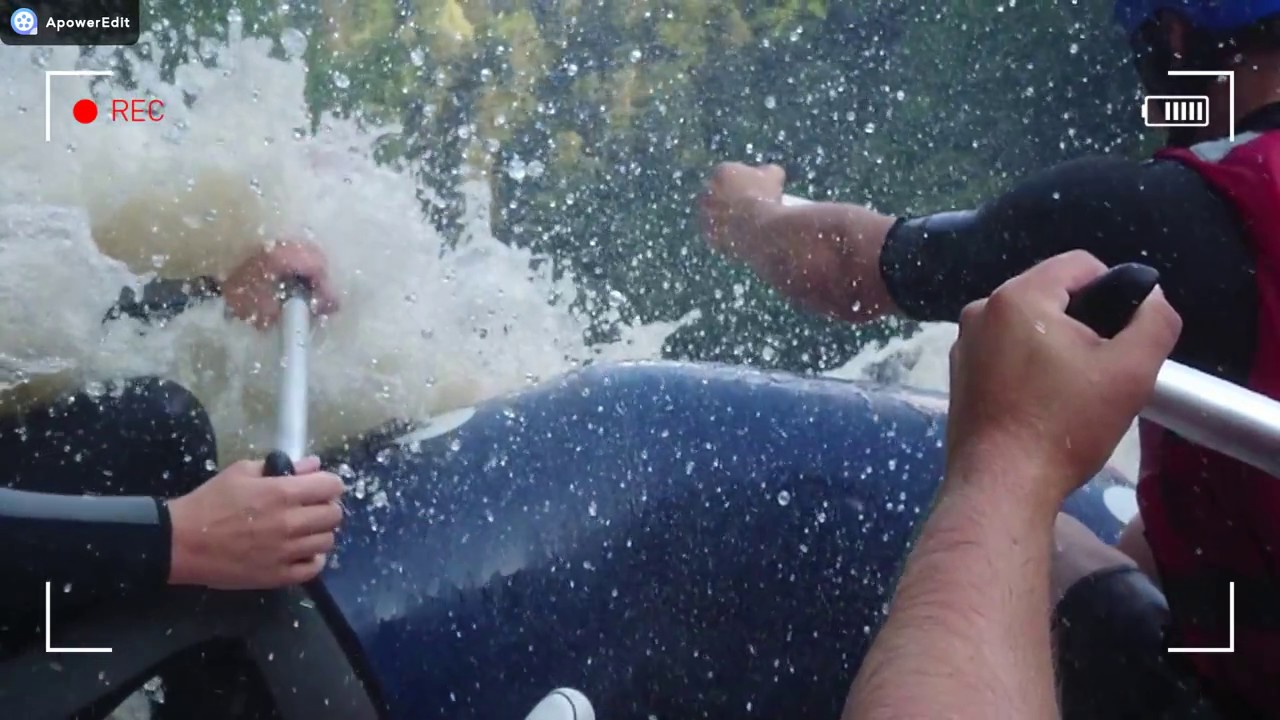 Spływ pontonowy - rafting na Dunajcu, stan powodziowy, 20 lipiec 2018