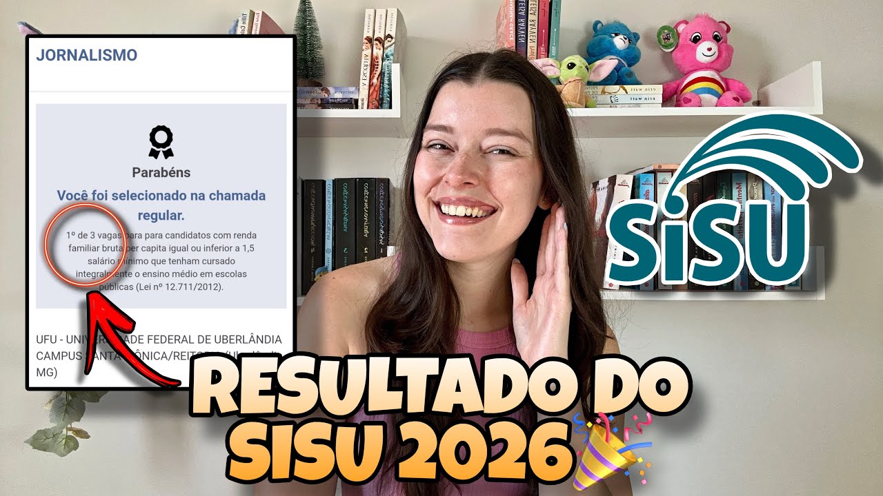 SAIU O RESULTADO DO SISU 2026😱🎉