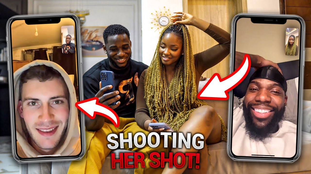 Shooting Her Shots With Strangers On My Phone! Ft Ama🥰