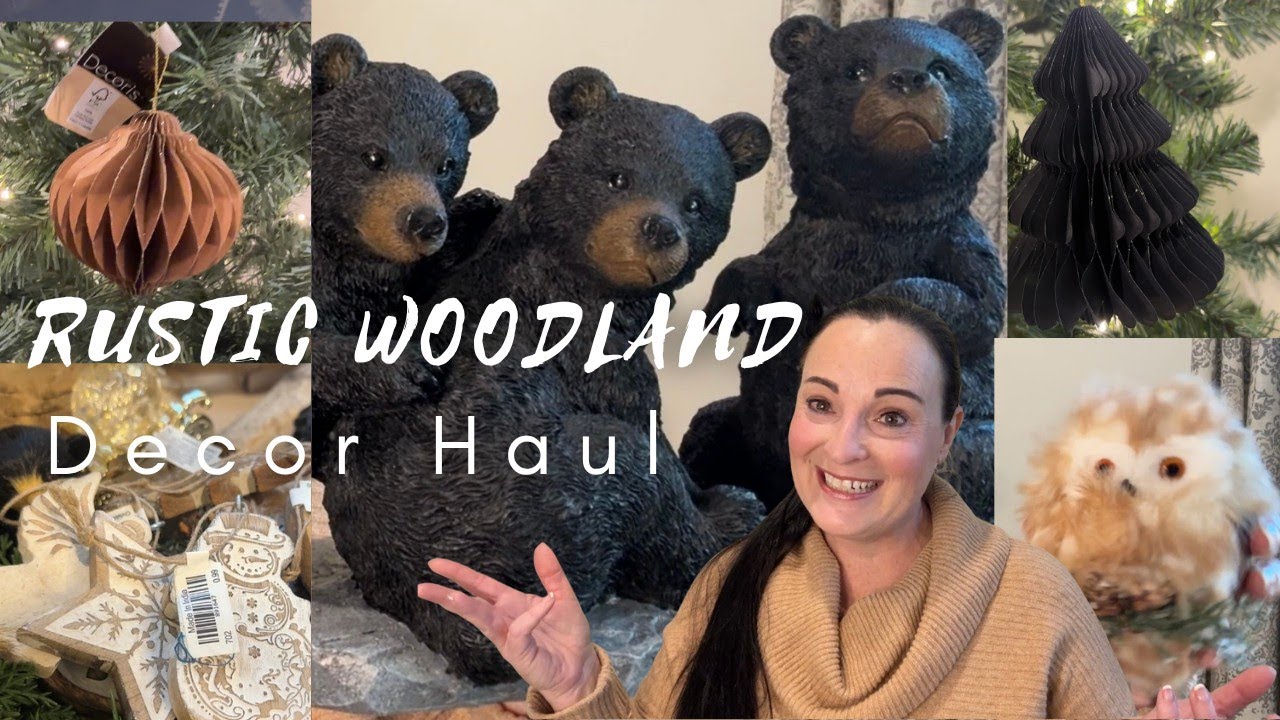 RUSTIC WOODLAND CHRISTMAS DECOR HAUL/NEUTRAL CHRISTMAS DECORATING/COUNTRY CHRISTMAS DECOR IDEAS