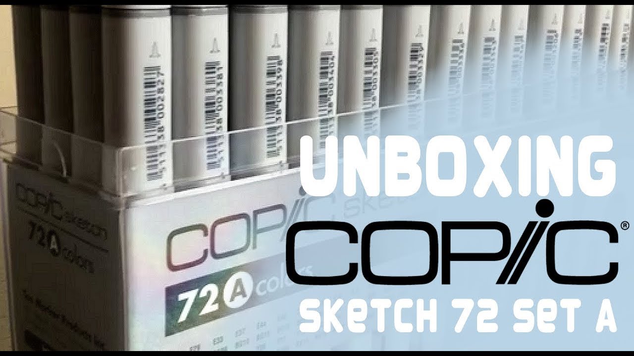 Распаковываем набор маркеров Copic Sketch 72!