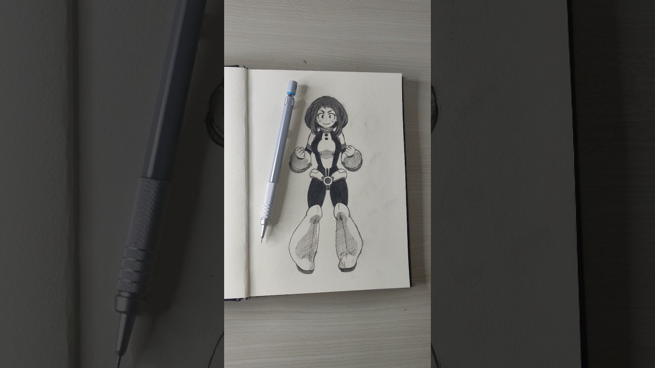 Drawing Ochako Uraraka from My Hero Academia #ochakouraraka #uraraka #myheroacademia #drawing