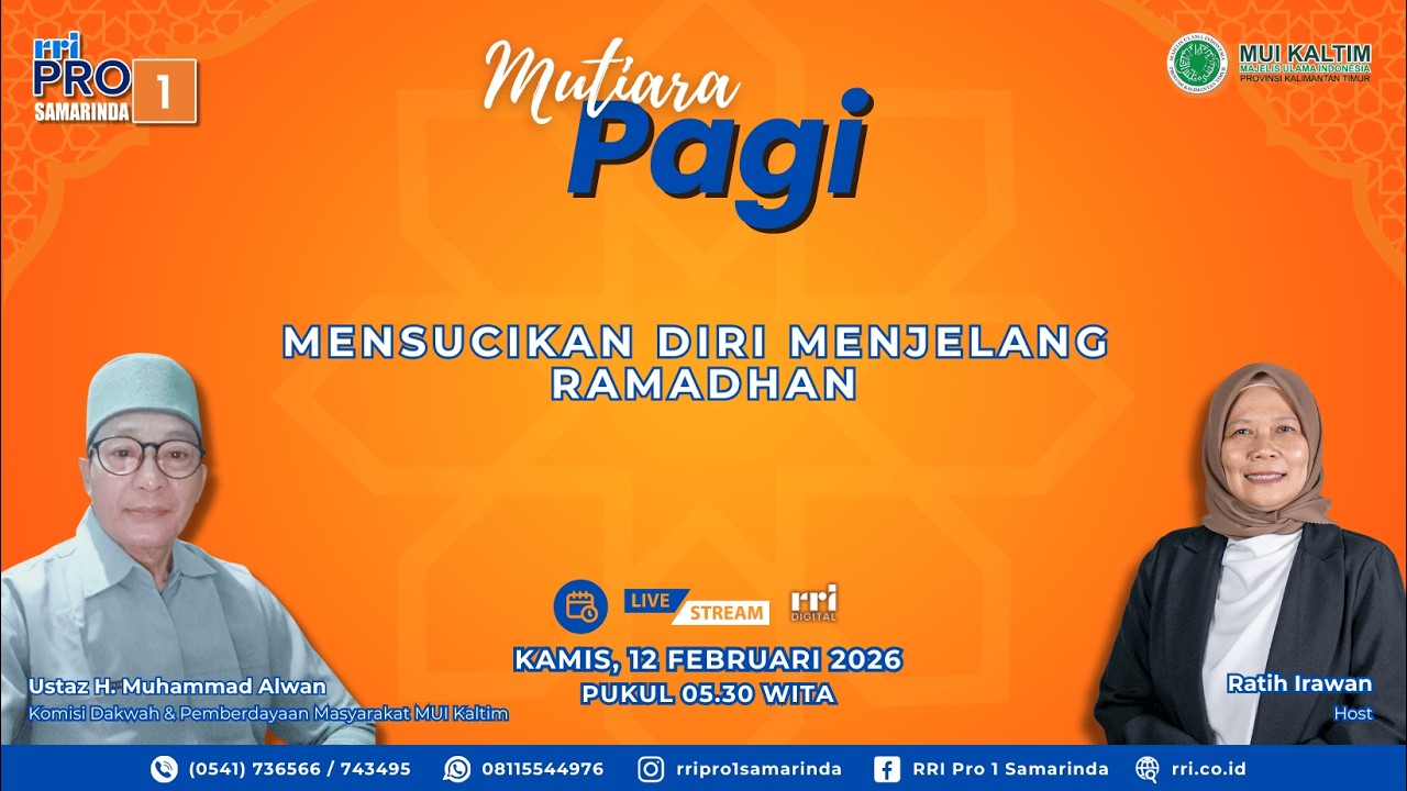 MENSUCIKAN DIRI MENJELANG RAMADHAN || MUTIARA PAGI