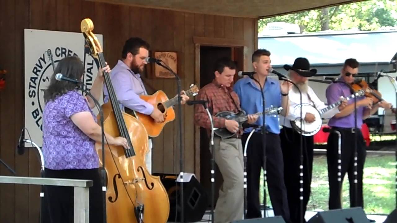 Stevens Family Bluegrass Band singing Wagon Wheel