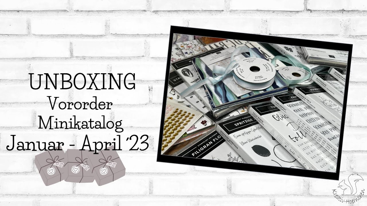Unboxing Vororder Minikatalog Januar - April 2023 - Stampin´ Up!