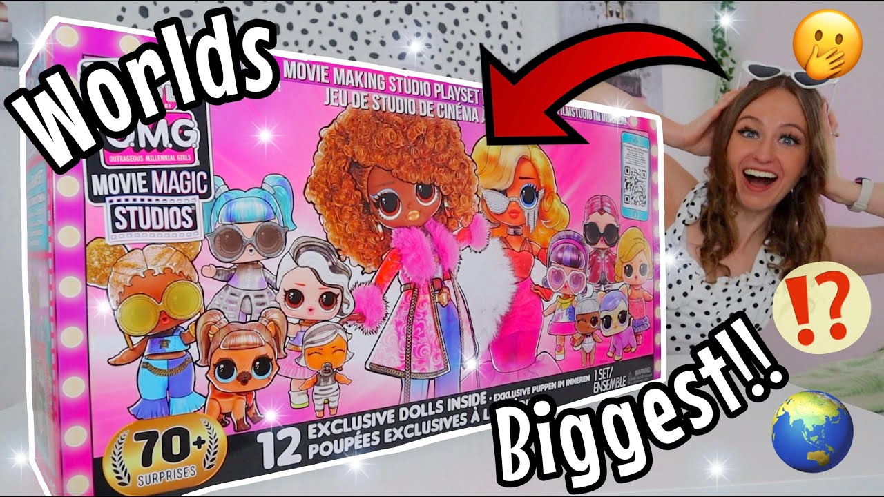 UNBOXING THE *WORLDS BIGGEST* MYSTERY TOY TO EXIST!!!😱🎁⁉️L.O.L 3D MOVIE MAGIC STUDIOS (70+ BOXES!!🫢)