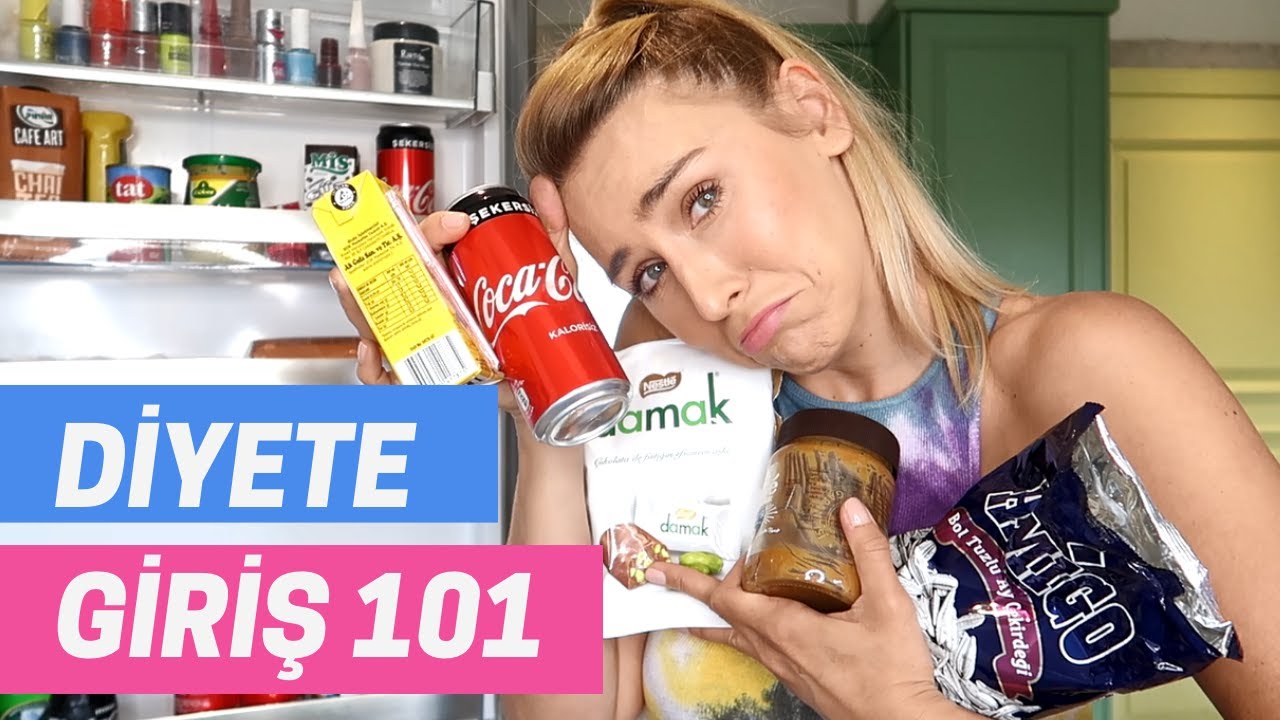 KİLO VERMEK İÇİN BUZDOLABINI TEMİZLİYORUM 💪🏻 Diyete Giriş & Abur Cuburlara Veda