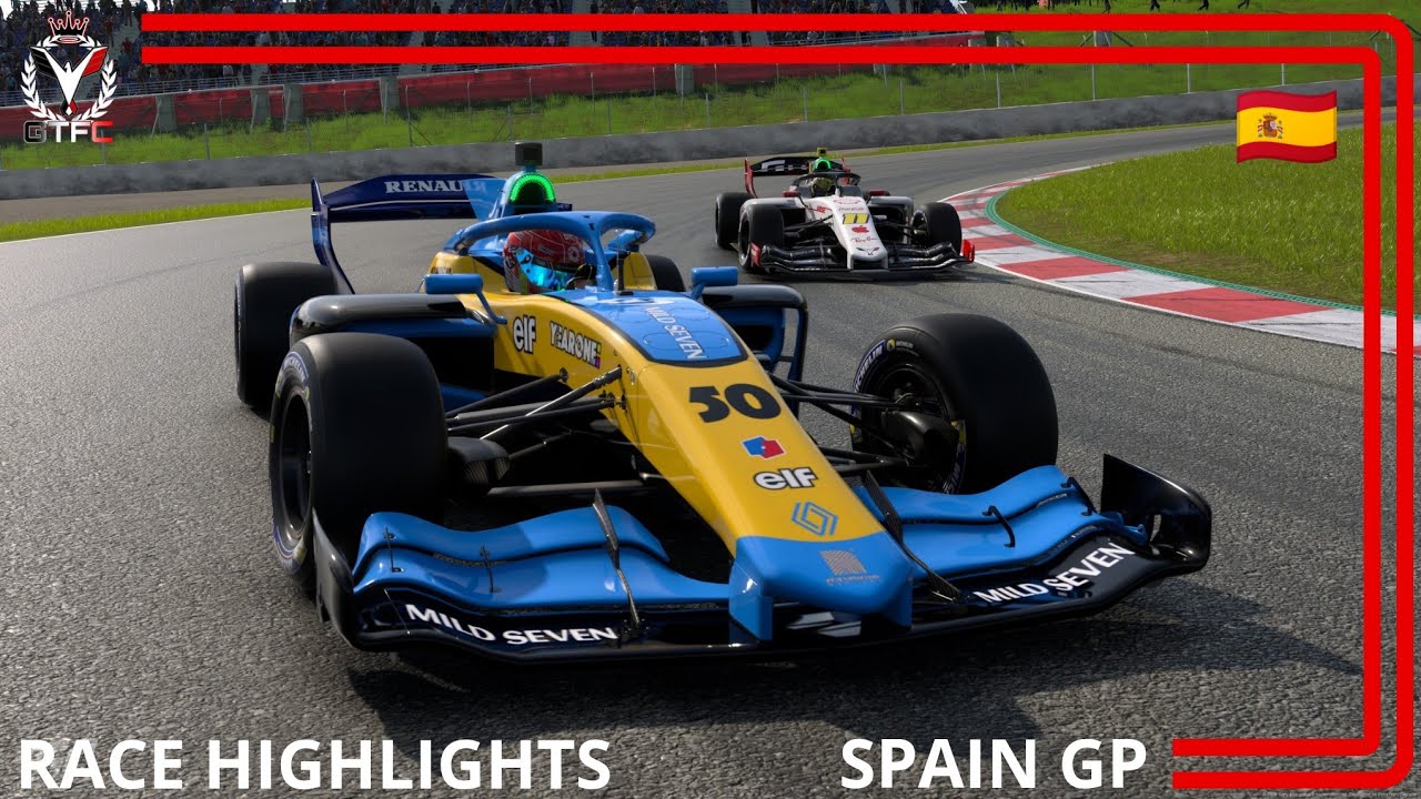 RACE HIGHLIGHTS - BARCELONA GP - MANCHE 2 | GTFC 🏁