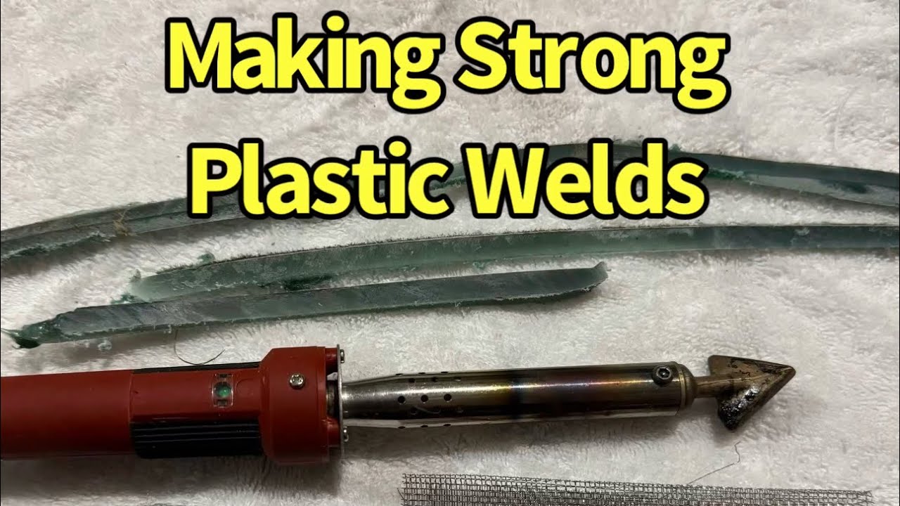 Methods Used to Make Strong Welds Using Flat Iron Plastic Welder