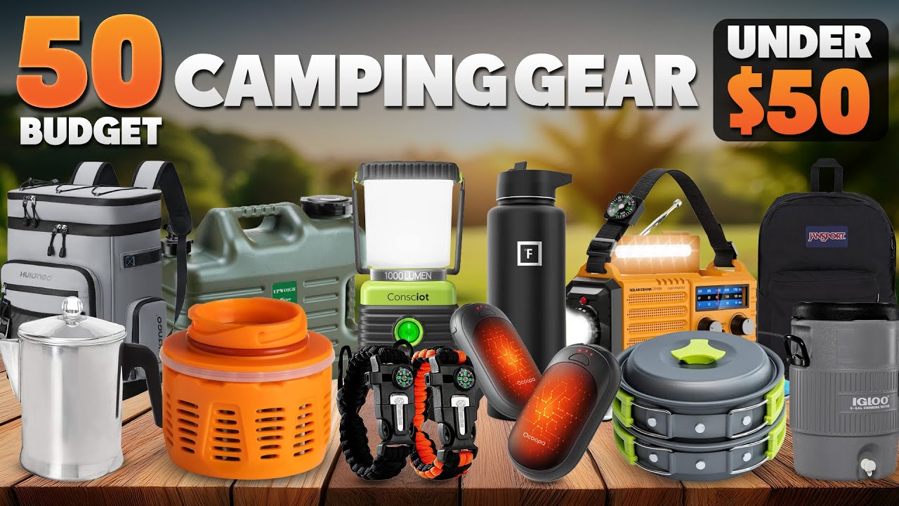 50 Budget Camping Gear Finds Under $50 on Amazon That Actually Work!